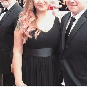 Black Vera Wang gown